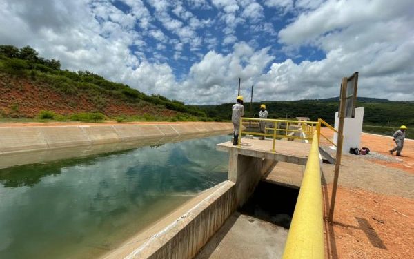 Águas do São Francisco são liberadas para o açude Castanhão e vão reforçar Segurança Hídrica da Região Metropolitana